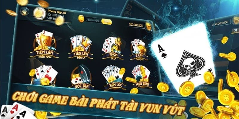 Cung cấp đa dạng game bài KO66